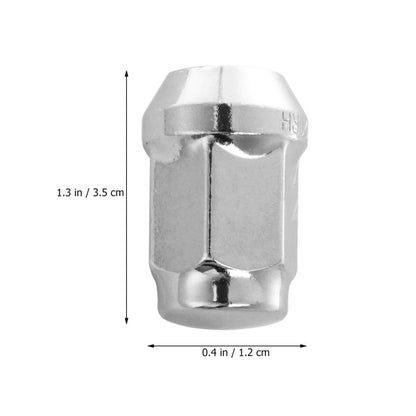 ya 13 9.15 baidi 20 Pcs Hub Nut Automotive Acorn Lug Nuts Modifying Tire Flanged Surface