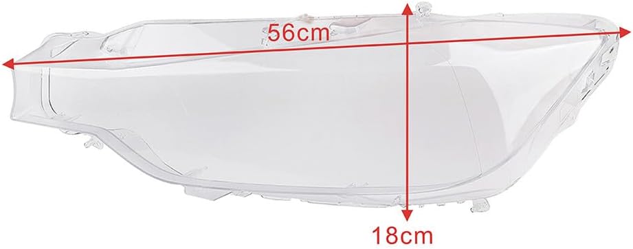 ya 4 8.10 One pair of headlight lens covers transparent for BMW F30 2013-2015 Transparent headlight cover 