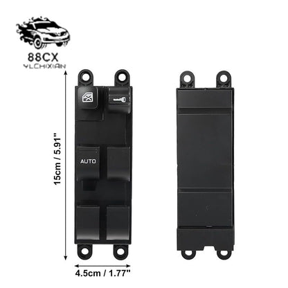 ya 4 8.8 Front Left DS1407 Window Switch for 2000-04 for Nissan Frontier Xterra Altima Sentra