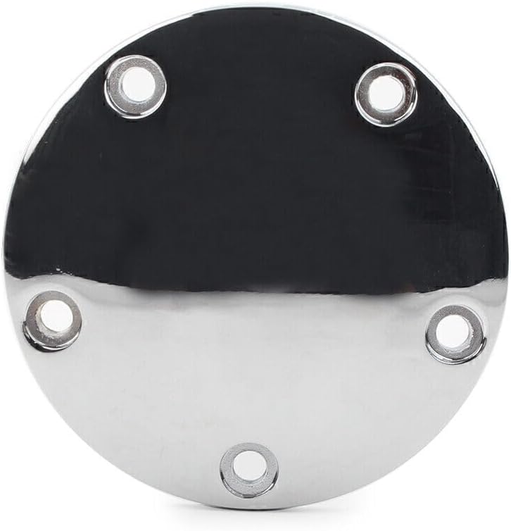 ya 4 8.14 Fit for Harley Twin Cam Softail Dyna Touring 99-17 Chrome Domed Timing Points Cover