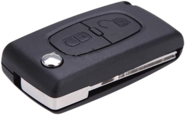 ya 9 10.24 Car Key Replacement 2 Buttons Remote Entry Folding Key Shell Fob Case Cover for