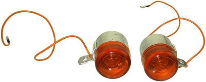 ya 13 9.15 baidi Chrome Steel Turn Signals Indicators Blinkers For Z50 Z50A ST50H Monkey Z50J-4L