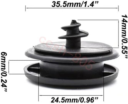 ya 7 8.24 baidi 2 Sets Universal Car Floor Mat Carpet Clips Fixing Grips Floor Holder