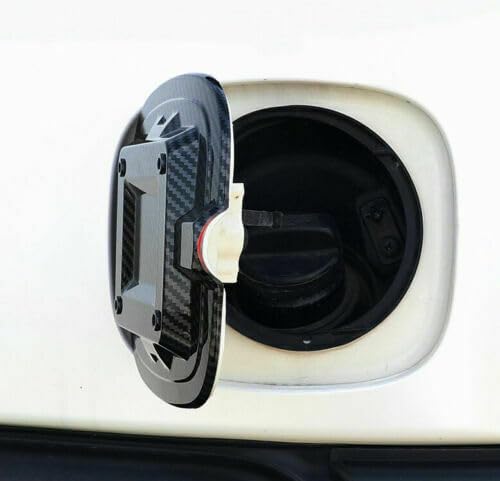 ya 6 8.14 1P Carbon Fiber Appearance Fuel Tank Cap Oil and Gas Cap Suitable for Toyota FJ Cruiser 2007-2021