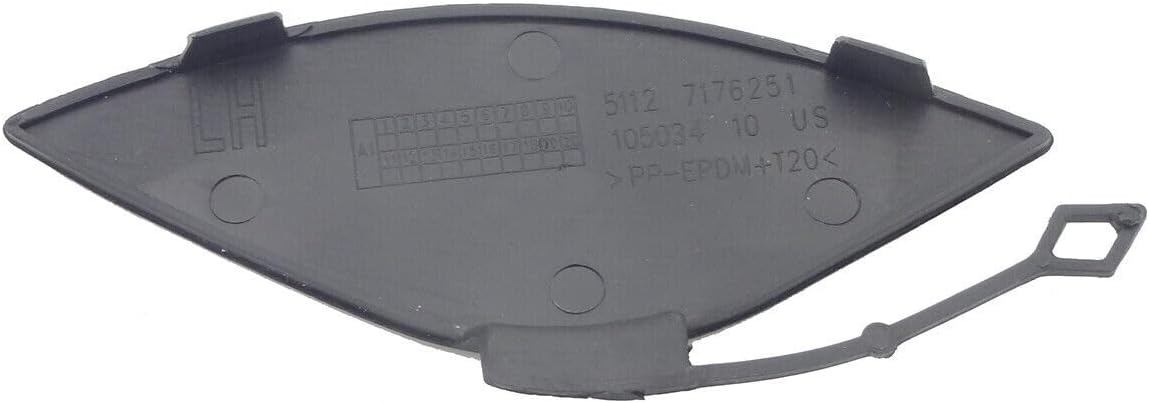 ya 5 8.24 baidi Rear Bumper Tow Hook Eye Cover Cap 51127176251 Left Fit for BMW X6 E71 2008-2011