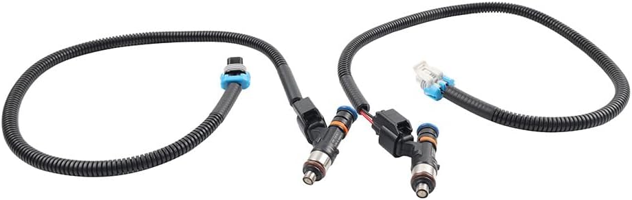 ya 4 8.8.2 Fuel Injectors Set w/Harness Fit for Polaris Ranger XP 800 Ranger 800 2011-2014