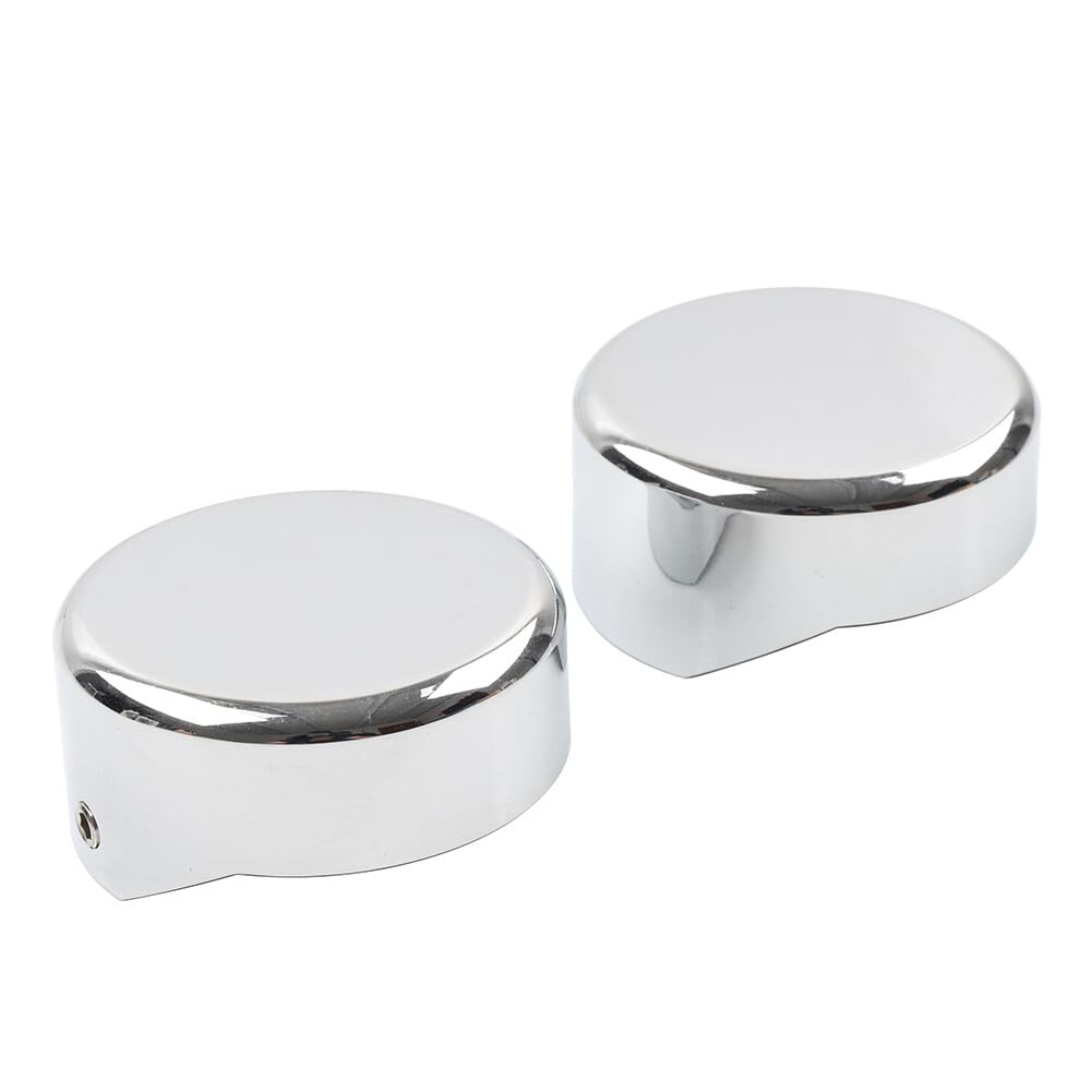 ya 6 8.14 Chrome Upper Fork Caps for Harley Softail Breakout FXBR FXBRS 2018-2023 19 21