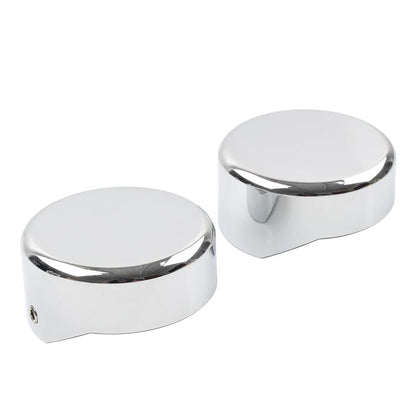 ya 6 8.14 Chrome Upper Fork Caps for Harley Softail Breakout FXBR FXBRS 2018-2023 19 21