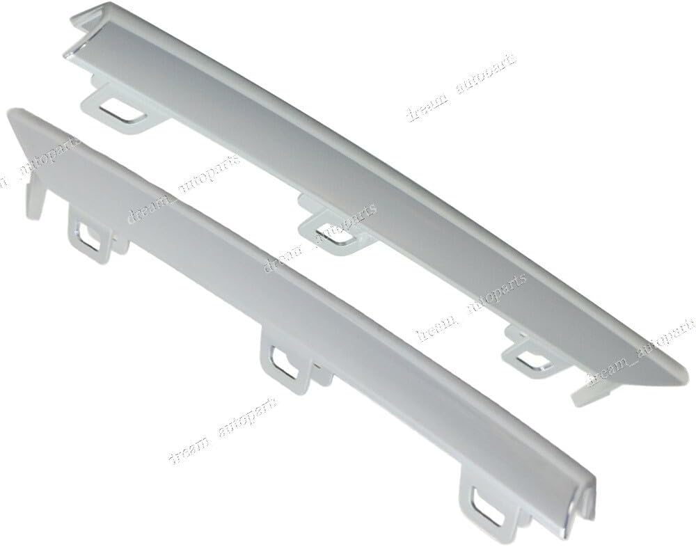 ya 9 10.24 2 Front LH&RH Bumper Fog Lamp Grille Molding Chrome Fits 2013-2014 for Cadillac ATS