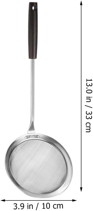 ya 14 9.20 baidi Oil Lattice Spoon Fat Filter Skimmer Strainer Multi-functional Hot Pot Mesh-2
