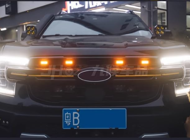 ya 3 8.24 baidi 4 Pack LED Daytime Running Light Signal Light Yellow Light for Ford Ranger 2023