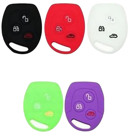 ya 9 10.24 3 Buttons Silicone Key Cover Car Remote Protective Case Protector