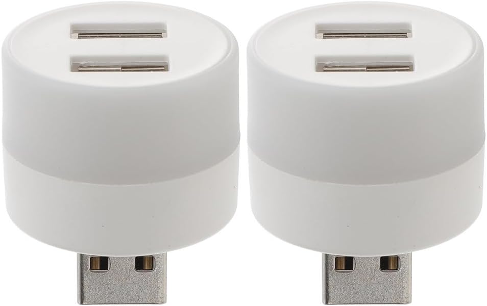 ya 13 9.15 baidi 2 Pcs USB Extender Night Light Baby Suv Accessories Interior Car Lighting