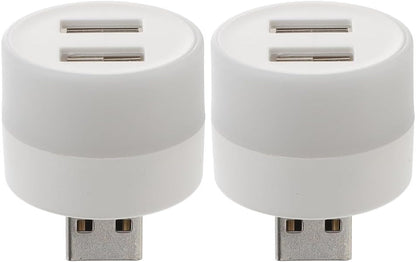ya 13 9.15 baidi 2 Pcs USB Extender Night Light Baby Suv Accessories Interior Car Lighting