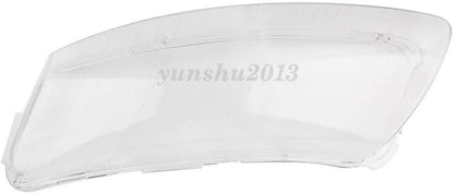 ya 4 8.10 Left&Right Clear Headlight Lens Lampshade Cover Pair for Audi A6 C6 2006-2011