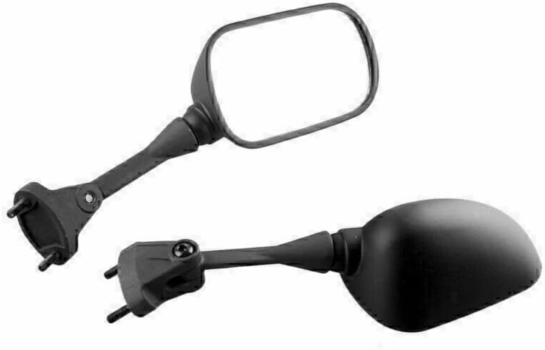 ya 2 8.15 Motorcycle Rear View Mirrors Black for Kawasaki ZX6R 2005-08 ZX10R 2004-08