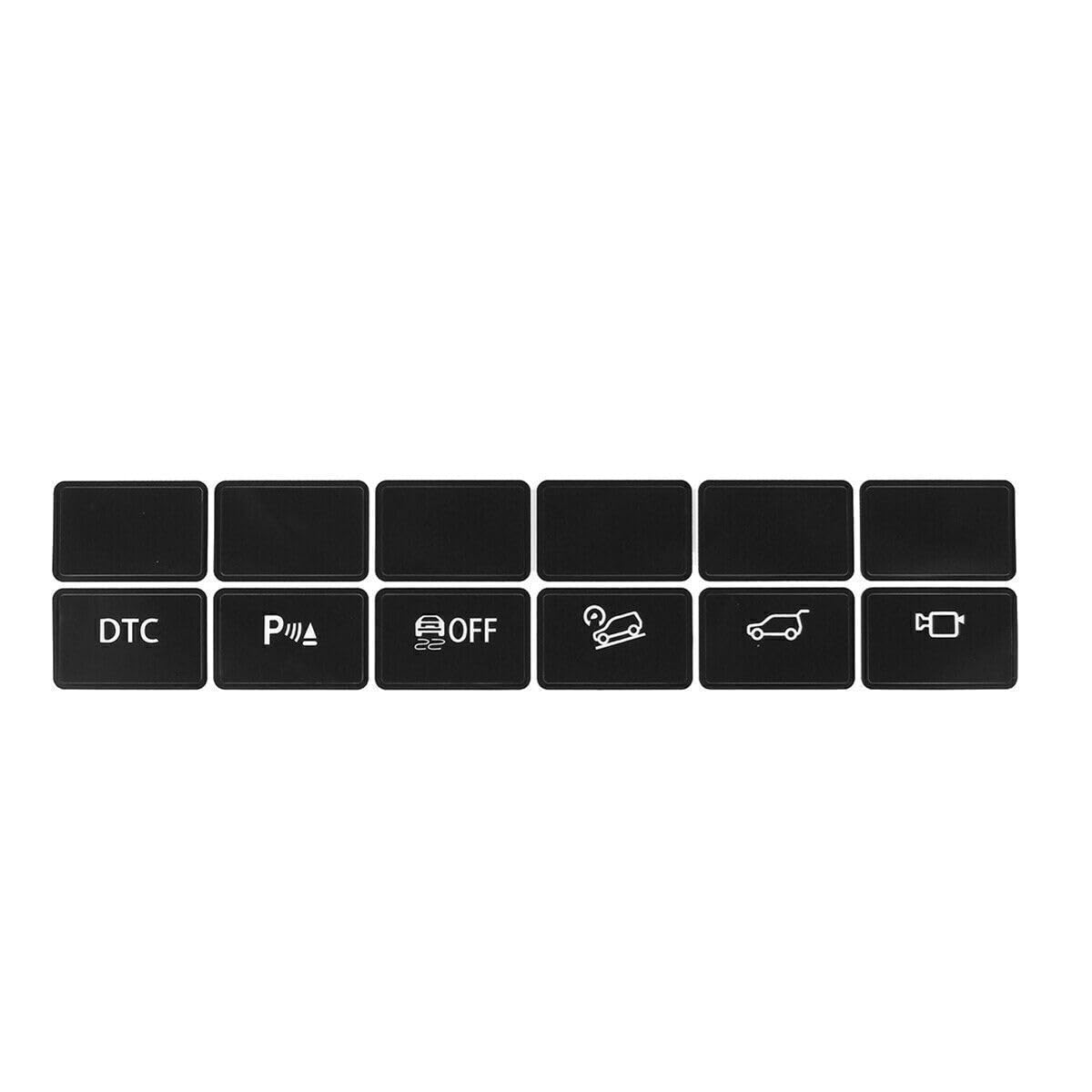 ya 23 10.7 baidi for 2007-2013 for BMW X5 New Replacement Dash Button Stickers DTC Traction Control