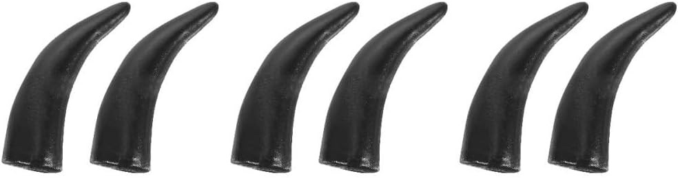 ya 13 9.15 zhengce 3 Pairs Ox Horn Headband Fake Bull Horns Halloween DIY Imitation