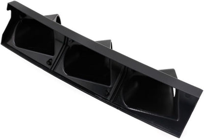 ya 4 8.14 52mm 3-Hole Car A Pillar Dash Gauge Pod Mount Holder Cover Black