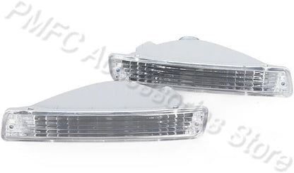 ya 2 8.15 Two front turn signal lights and fog lights are suitable for Toyota Land Cruiser LC80 FJ80 1991-1998