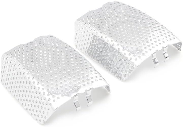 ya 6 8.24 baidi Chrome Front Brake Caliper Insert Set Cover for Harley Touring Street Glide FLHX