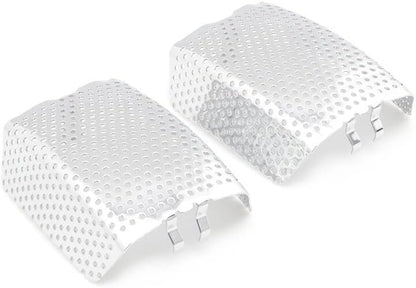 ya 6 8.24 baidi Chrome Front Brake Caliper Insert Set Cover for Harley Touring Street Glide FLHX
