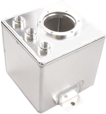 ya 8 8.24 baidi 2L Car Fuel Swirl Surge Tank Alloy Surge Tank Suitable for 044 Fuel Pump Blank Silver