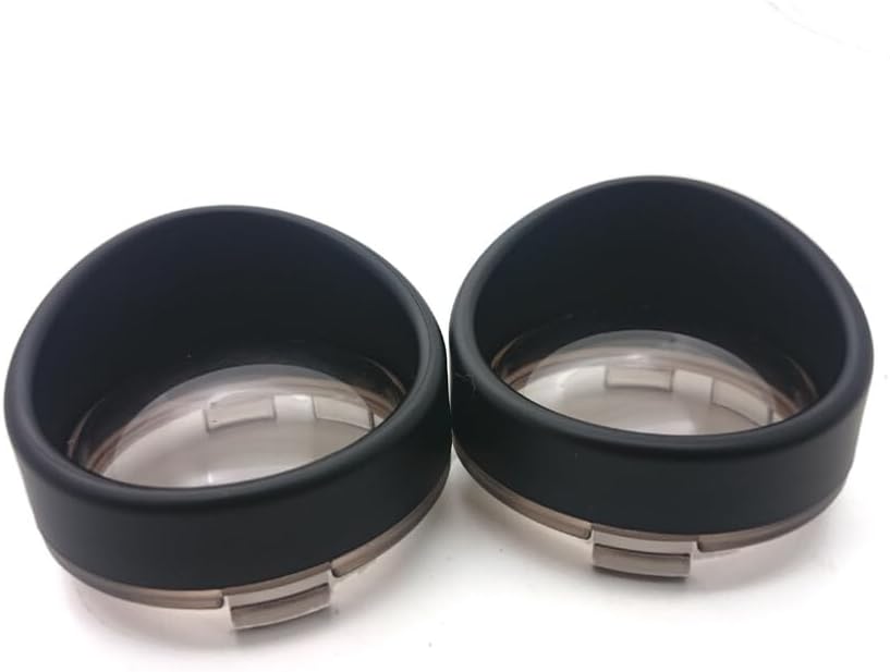 ya 11 9.14 zhengce Black Visor-Style Turn Signal Bezels With Smoke Lens for Harley Sportster