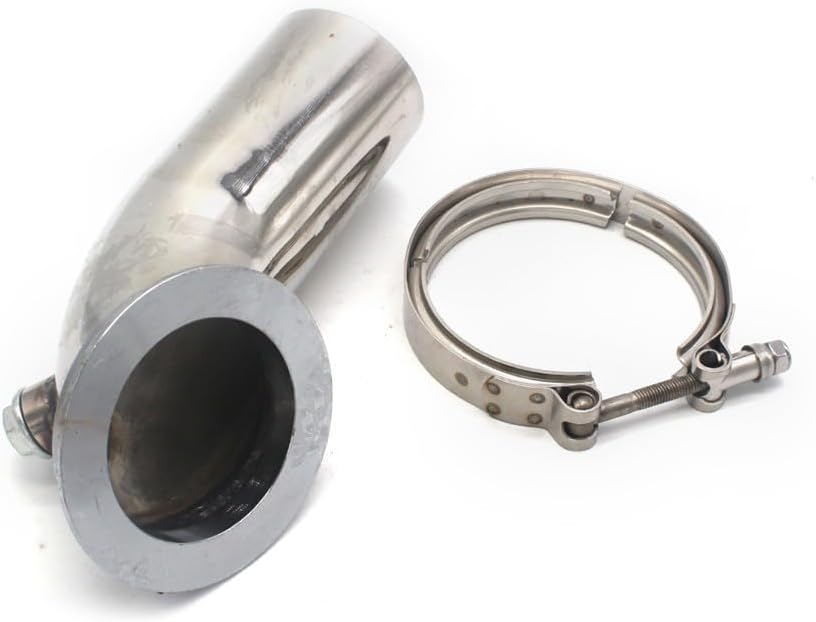 ya 4 8.14 Stainless 90 Degree Downpipe Elbow Adaptor For Holset Turbo HY35 HX HE351