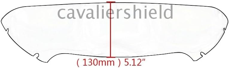 ya 23 10.7 baidi 5'' Wave Windshield Windscreen Smoke for Harley Road Glide FLTRX FLTRU 15-2021