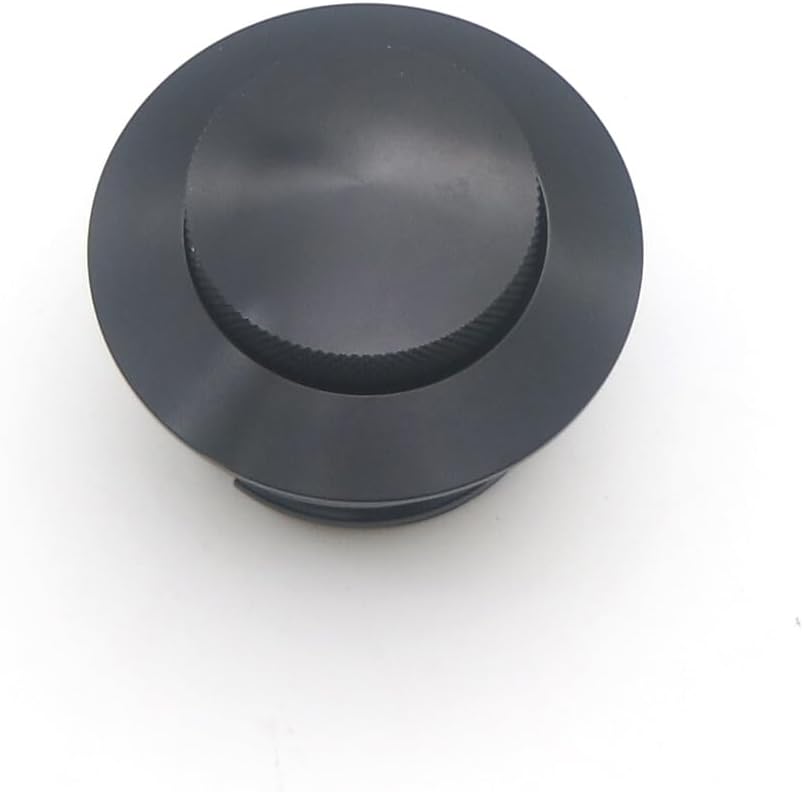 ya 9 10.24 Black Flush Pop Up Reservoir Vented Fuel Tank Gas Cap for Harley Dyna 1982-2010