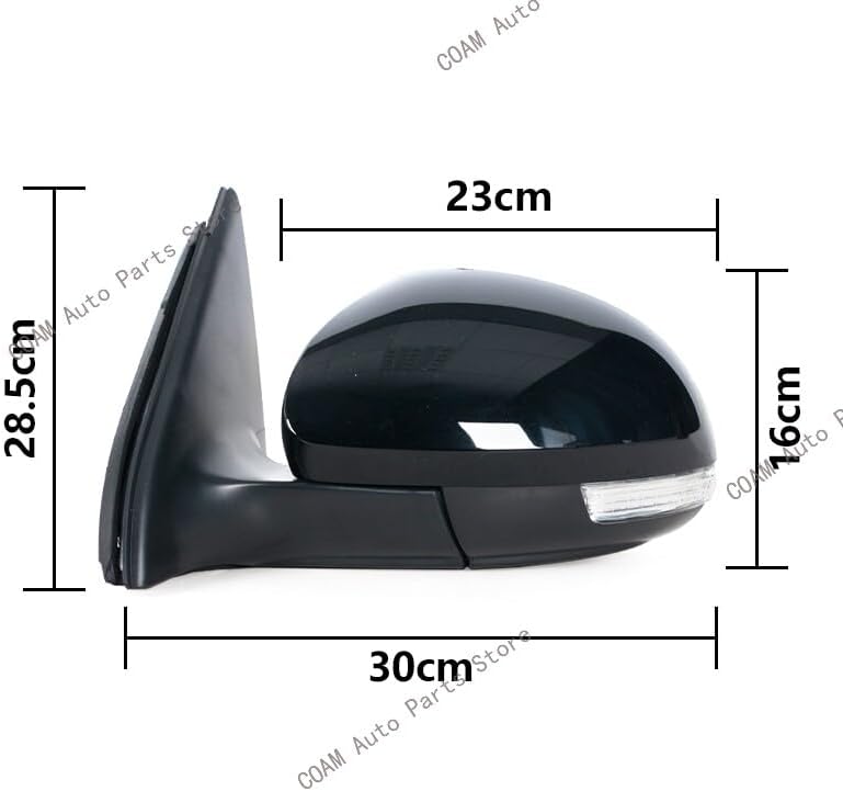 ya 7 8.24 baidi Right Rearview Mirror Cover Wing Door Side Mirror Assembly Suitable for VW for Tiguan 2009-17