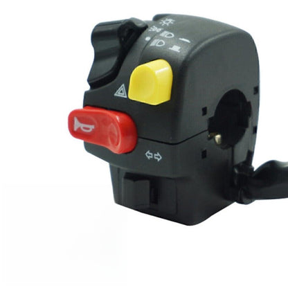 ya 12 10.8 zhengce Motorcycle 7/8 22mm Handlebar Low/High Beam Multi-Function Buttons Switches