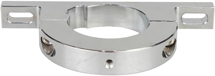 ya 4 8.8.2 Steering Column Keyed No Drop Mount 2 Hole Brushed Underdash Aluminum Universal