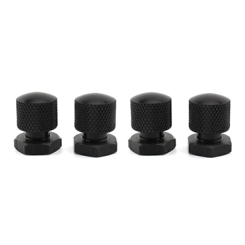 ya 6 8.14 for Harley Davidson Touring Black Solo for SEAT Nuts Mounting Nuts 1/4-20 Thread