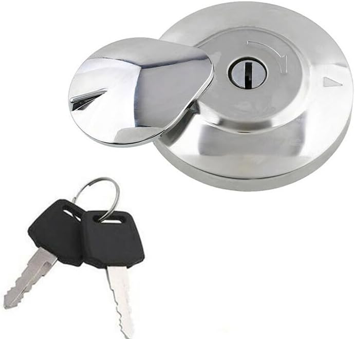 ya 4 8.8.2 Fuel tank cap with 2 keys for Yamaha V Star XVS650AT Classic/Custom