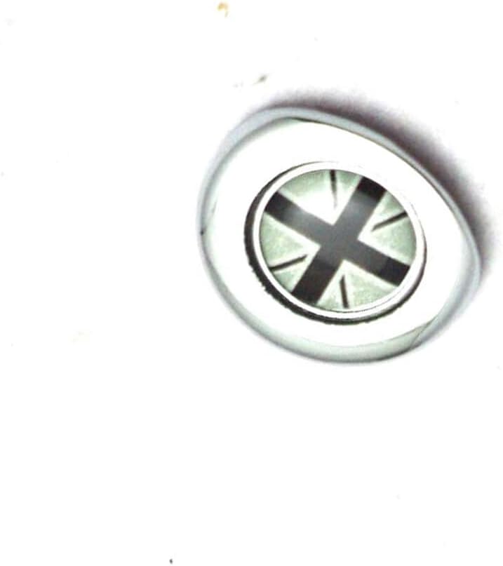 ya 5 8.10 Fits for MINI Cooper Countryman Black Union Jack Engine Start Stop Button Ring Decor