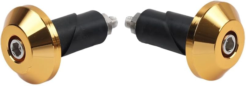 ya 6 8.14 7/8'' 1'' Motorcycle Handlebar Grips Handle Bar End Cap Silder Plug