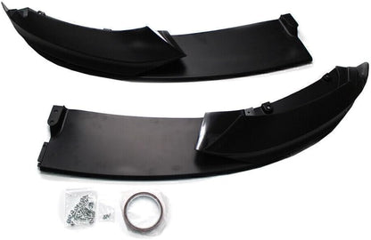 ya 2 8.15 Front Bumper Lip Matte Black Fit for BMW F32 F33 F36 4 Series M Sport 2014-2020 Auto