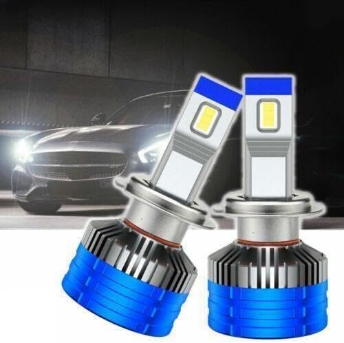 ya 3 8.24 baidi 2Pcs H7 LED Headlight Kit Bulbs 6000K Driving Light Fog Lights Bright Car