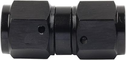 ya 10 9.16 baidi 4AN Female to Female Straight Swivel Coupler Union Fitting Adapter Black