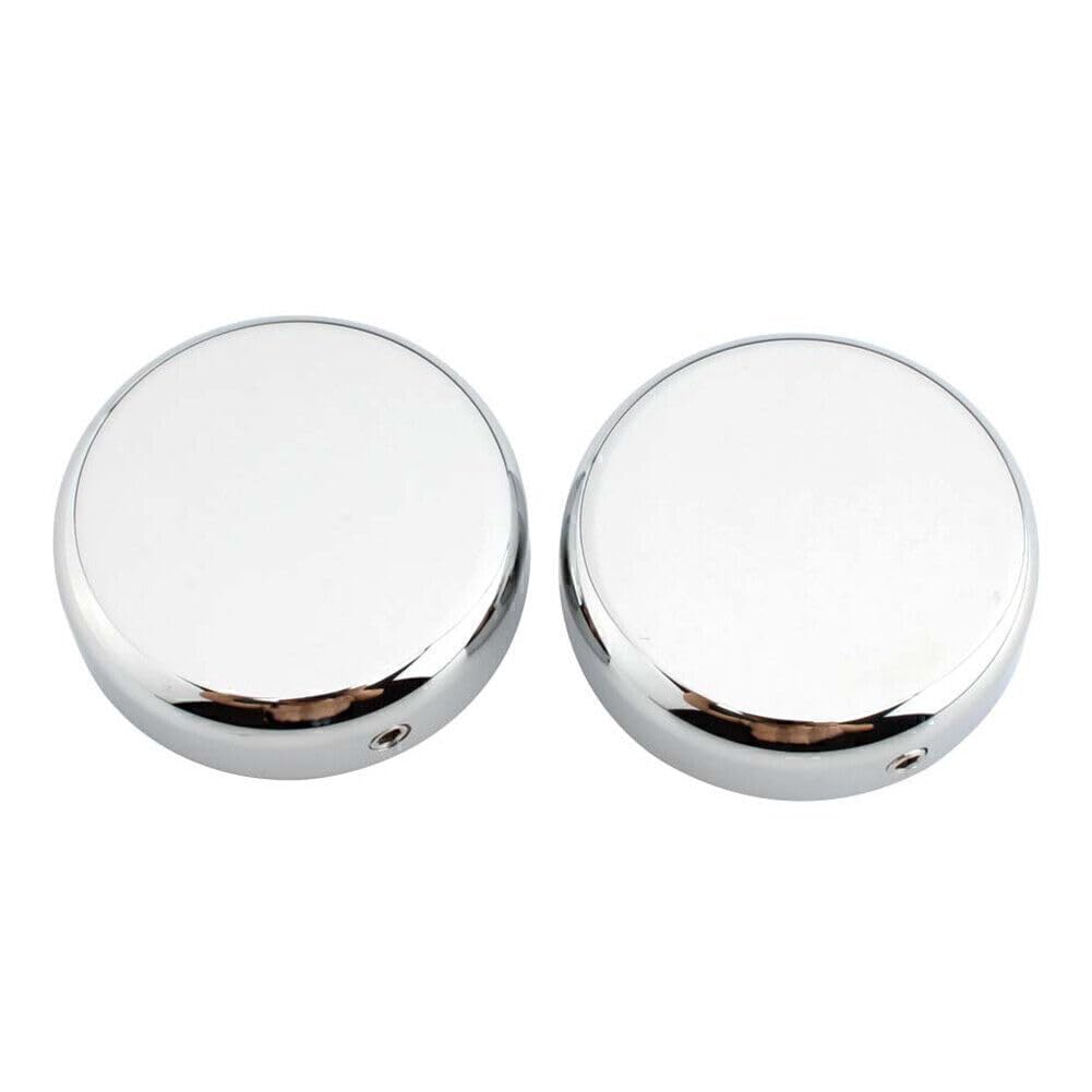 ya 6 8.14 Chrome Upper Fork Stem Nut Cap Covers for Harley SOFTAIL Street BOB 2018-2020