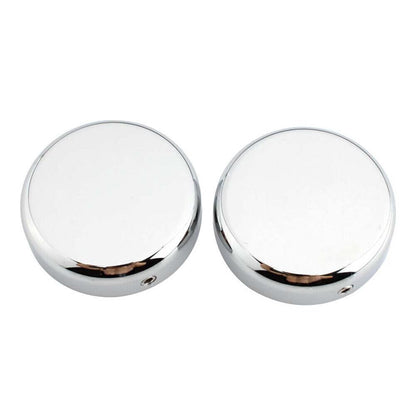 ya 6 8.14 Chrome Upper Fork Stem Nut Cap Covers for Harley SOFTAIL Street BOB 2018-2020