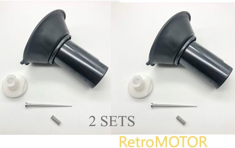 ya 13 9.15 baidi 2 SETS Carburetor Vacuum Pistons Kits for Honda VT1100C3 Shadow Aero 1998-2002