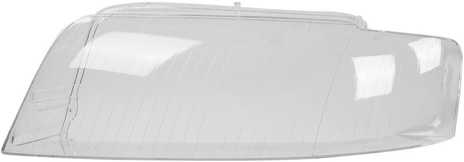 ya 7 8.24 baidi Pair Left + Right Headlight Headlamp Clear Lens Cover for Audi A4 B6 2002-2005