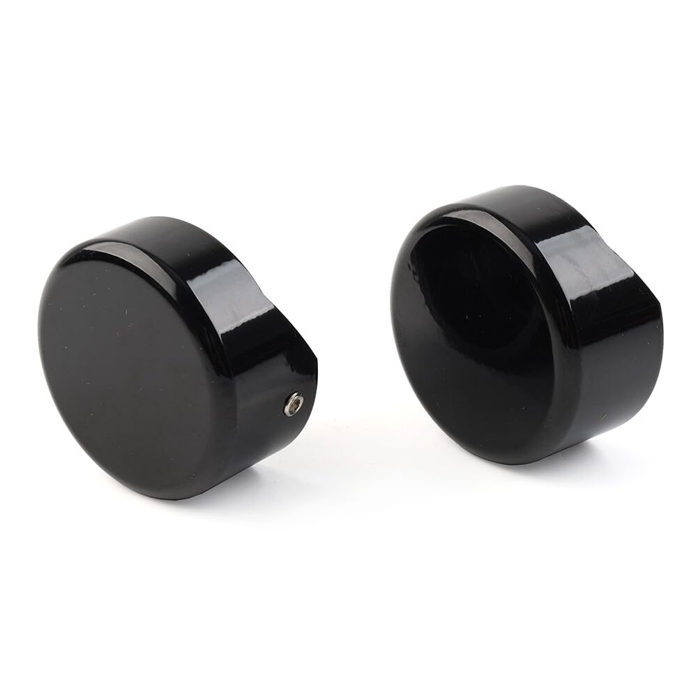 ya 6 8.14 Black Upper Fork Nuts Caps for Harley Softail Breakout FXBR FXBRS 2018-2023