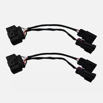 ya 6 8.14 For 09-18 for Dodge for Ram Conversion Wiring Harness Quad Housing Projector Headlight 2 pcs