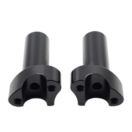 ya 4 8.8.2 3.5 Straight Handlebar Risers Black for Harley 1 Bar Dyna Sportster Softail
