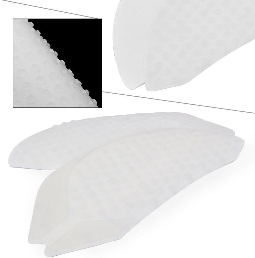 ya 2 8.15 for Ducati 899 1199 1299 White Tank Pad Traction Side Fuel Grip Decal Protect