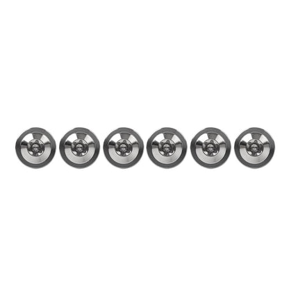 ya 6 8.24 baidi 6pcs Bolts Truss Torx Head Self Tapping Screws M5x15mm Fastener Silver